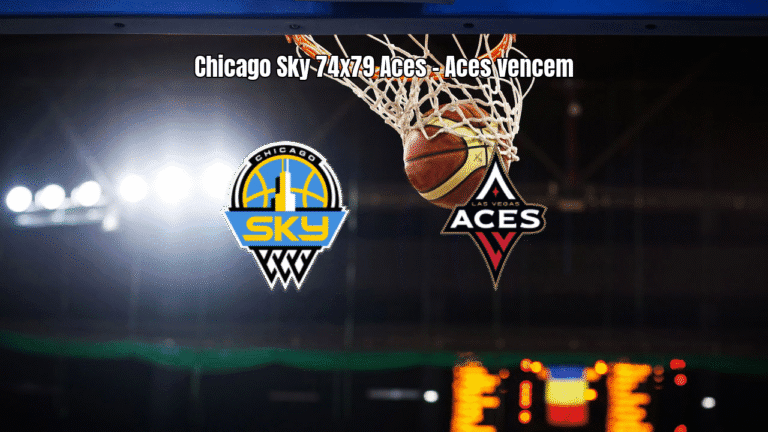 Las Vegas Aces vence Chicago Sky por 79 a 74 na WNBA
