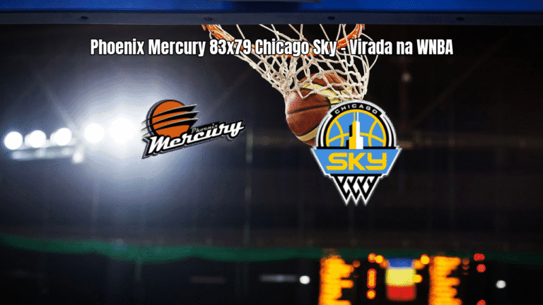 Phoenix Mercury vence Chicago Sky por 83 a 79 na WNBA