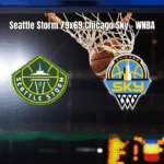 Seattle Storm vence Chicago Sky por 79 a 69 na WNBA