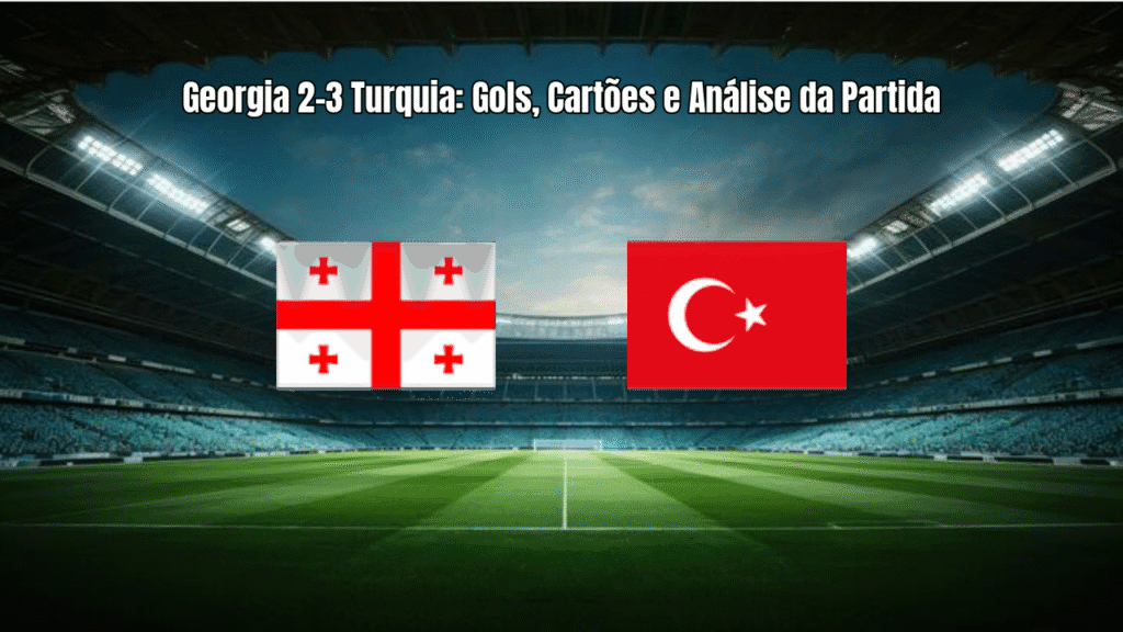 Georgia 2-3 Turquia: Gols, Cartões e Análise da Partida