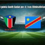 Congo DR goleia South Sudan por 4-1 nas Eliminatórias da Copa