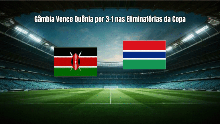 Gâmbia Vence Quênia por 3-1 nas Eliminatórias da Copa