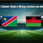 Namibia 1-2 Malawi: Mbulu e Mhango decidem nas Eliminatórias