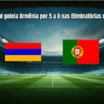 Portugal goleia Armênia por 5 a 0 nas Eliminatórias da Copa