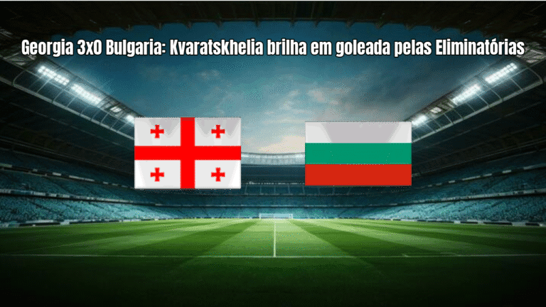 Georgia 3x0 Bulgaria: Kvaratskhelia brilha em goleada pelas Eliminatórias