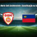 Macedônia do Norte 5x0 Liechtenstein: Classificação na Copa do Mundo