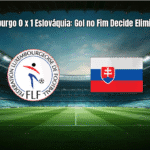 Luxemburgo 0 x 1 Eslováquia: Gol no Fim Decide Eliminatória