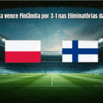 Polônia vence Finlândia por 3-1 nas Eliminatórias da Copa
