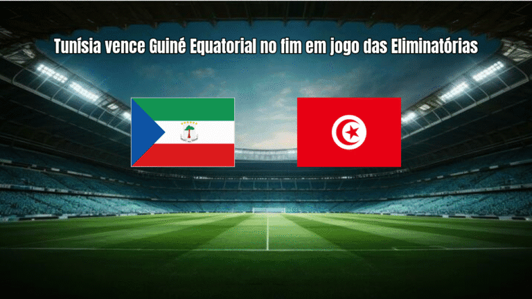 Tunísia vence Guiné Equatorial no fim em jogo das Eliminatórias