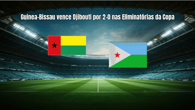 Guinea-Bissau vence Djibouti por 2-0 nas Eliminatórias da Copa