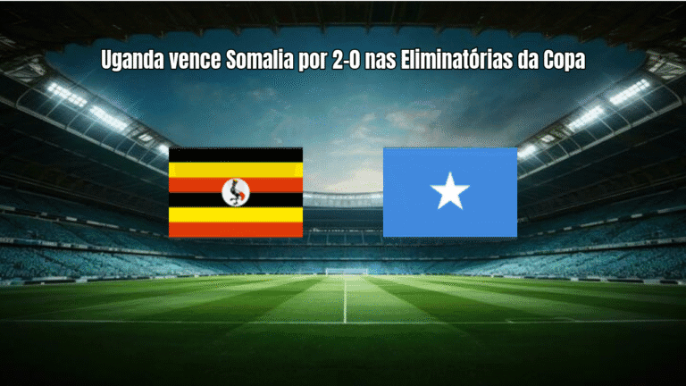 Uganda vence Somalia por 2-0 nas Eliminatórias da Copa