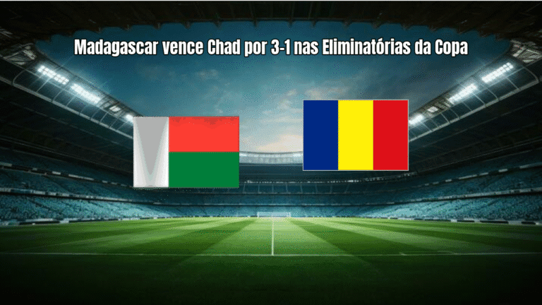 Madagascar vence Chad por 3-1 nas Eliminatórias da Copa