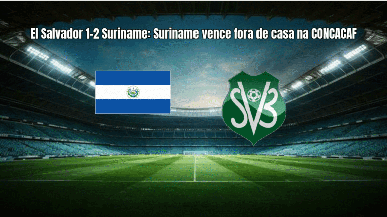 El Salvador 1-2 Suriname: Suriname vence fora de casa na CONCACAF