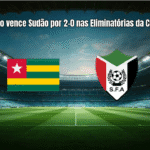 Togo vence Sudão por 2-0 nas Eliminatórias da Copa