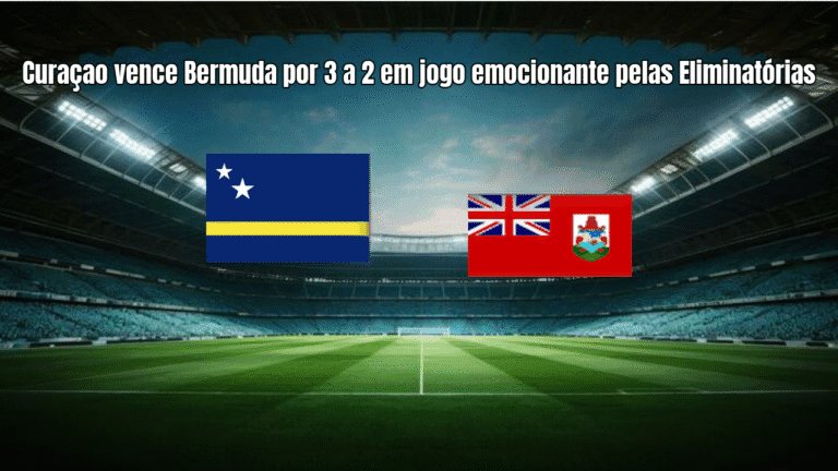 Curaçao vence Bermuda por 3 a 2 em jogo emocionante pelas Eliminatórias