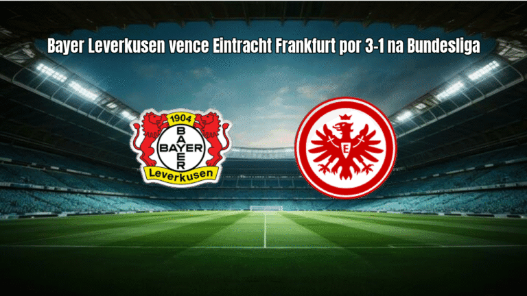 Bayer Leverkusen vence Eintracht Frankfurt por 3-1 na Bundesliga