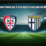 Cagliari vence Parma por 2-0 na Serie A com gols de Mina e Felici