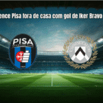 Udinese vence Pisa fora de casa com gol de Iker Bravo na Serie A
