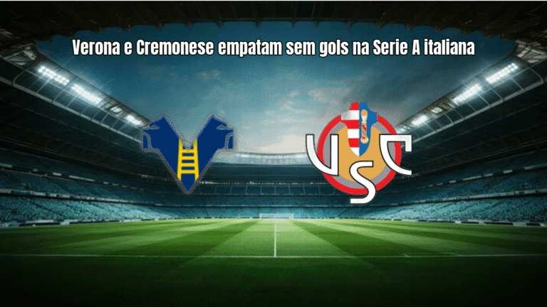 Verona e Cremonese empatam sem gols na Serie A italiana