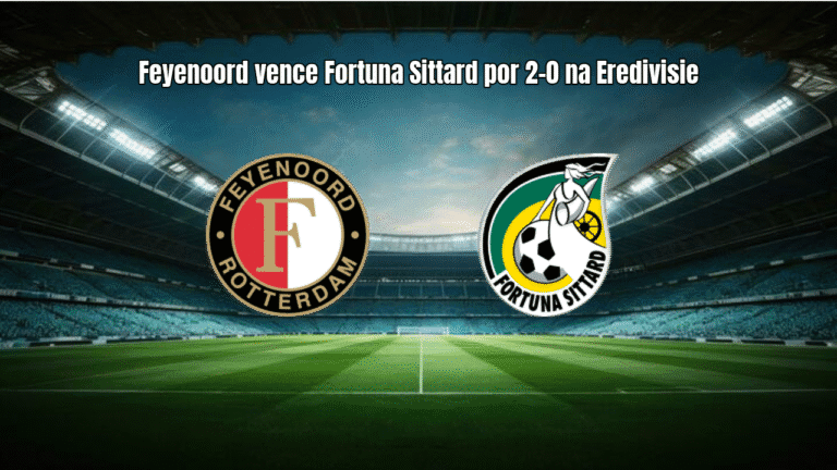 Feyenoord vence Fortuna Sittard por 2-0 na Eredivisie