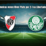 Palmeiras vence River Plate por 2-1 na Libertadores