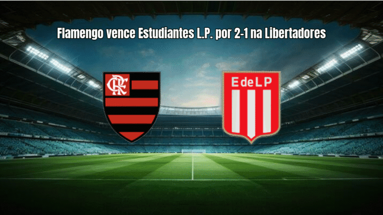 Flamengo vence Estudiantes L.P. por 2-1 na Libertadores