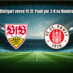VfB Stuttgart vence FC St. Pauli por 3-0 na Bundesliga