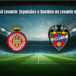 Girona 0x4 Levante: Expulsões e Domínio do Levante na La Liga