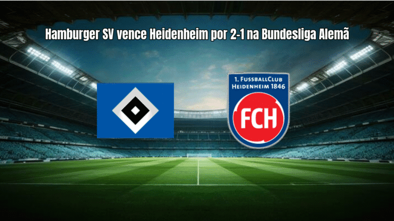 Hamburger SV vence Heidenheim por 2-1 na Bundesliga Alemã