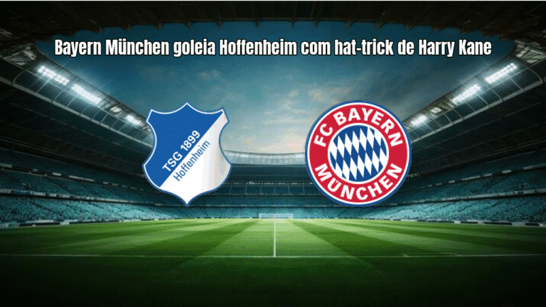 Bayern München goleia Hoffenheim com hat-trick de Harry Kane