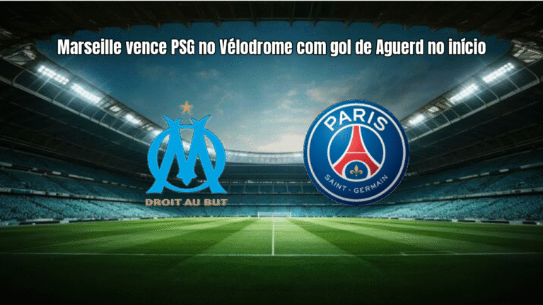 Marseille vence PSG no Vélodrome com gol de Aguerd no início
