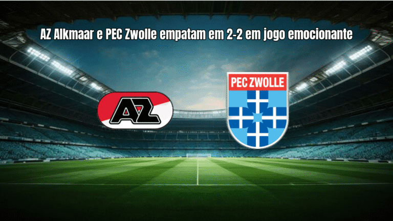 AZ Alkmaar e PEC Zwolle empatam em 2-2 em jogo emocionante