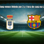 Barcelona vence Oviedo por 3 a 1 fora de casa na La Liga