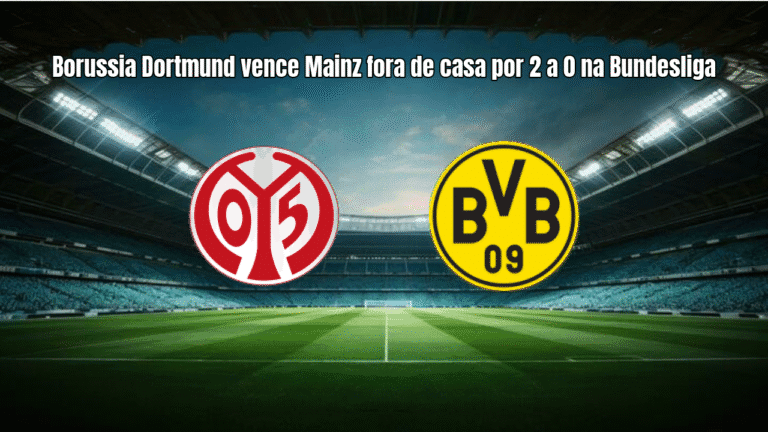 Borussia Dortmund vence Mainz fora de casa por 2 a 0 na Bundesliga