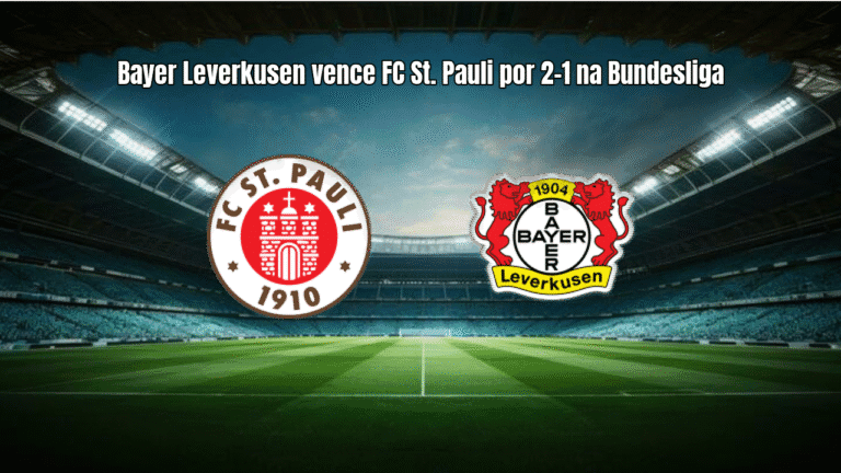 Bayer Leverkusen vence FC St. Pauli por 2-1 na Bundesliga