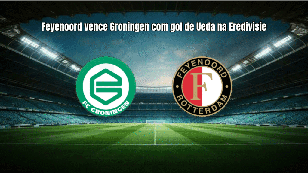 Feyenoord vence Groningen com gol de Ueda na Eredivisie