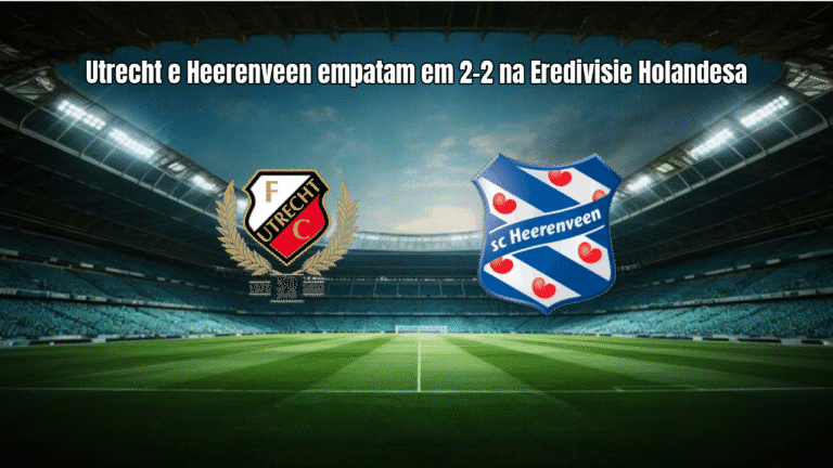 Utrecht e Heerenveen empatam em 2-2 na Eredivisie Holandesa