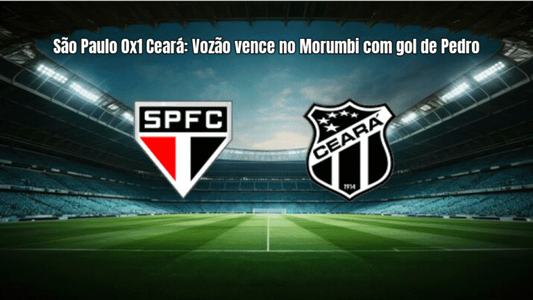 São Paulo 0x1 Ceará: Vozão vence no Morumbi com gol de Pedro