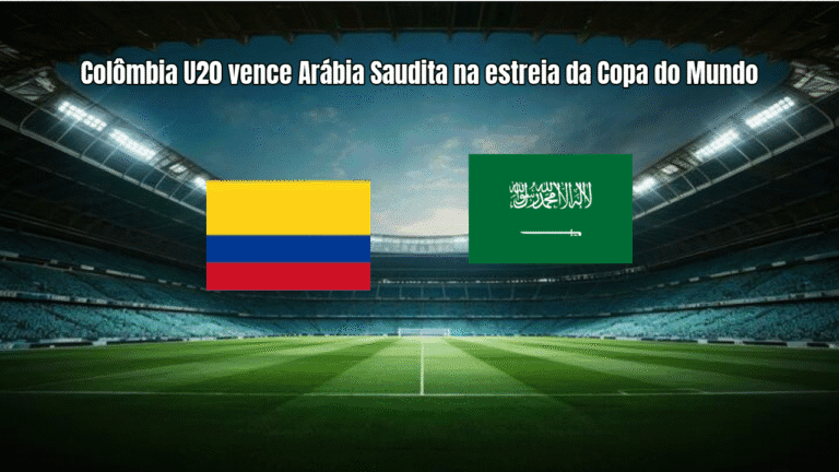 Colômbia U20 vence Arábia Saudita na estreia da Copa do Mundo