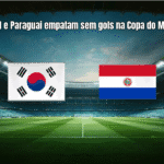 Coreia do Sul e Paraguai empatam sem gols na Copa do Mundo Sub-20