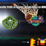 Seattle Storm vence Los Angeles Sparks em virada na WNBA