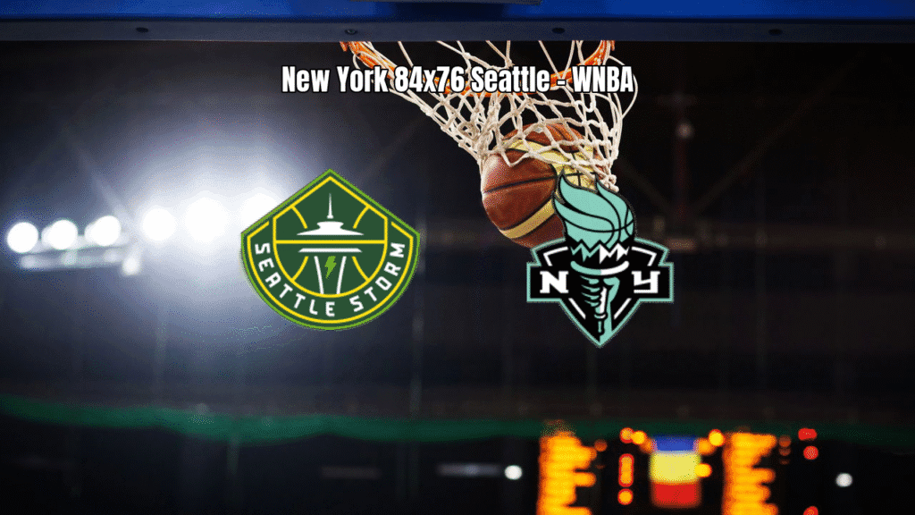 New York Liberty vence Seattle Storm por 84 a 76 na WNBA
