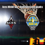 Las Vegas Aces vencem Chicago Sky por 80 a 66 na WNBA