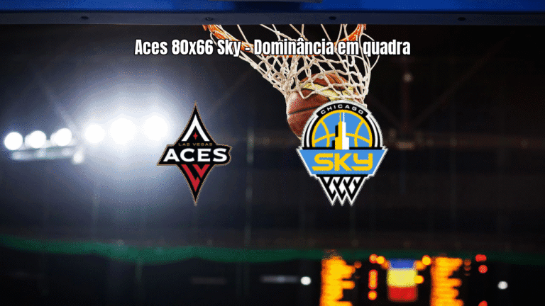 Las Vegas Aces vencem Chicago Sky por 80 a 66 na WNBA