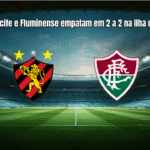 Sport Recife e Fluminense empatam em 2 a 2 na Ilha do Retiro