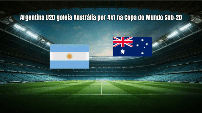 Argentina U20 goleia Austrália por 4x1 na Copa do Mundo Sub-20