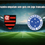 Flamengo e Cruzeiro empatam sem gols em jogo truncado no Maracanã