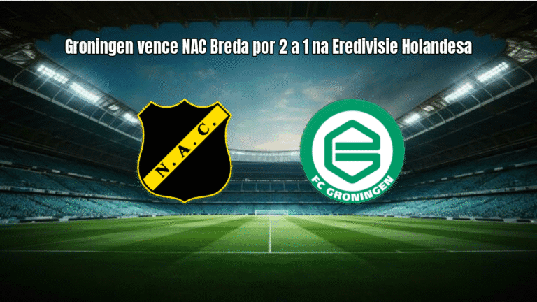 Groningen vence NAC Breda por 2 a 1 na Eredivisie Holandesa