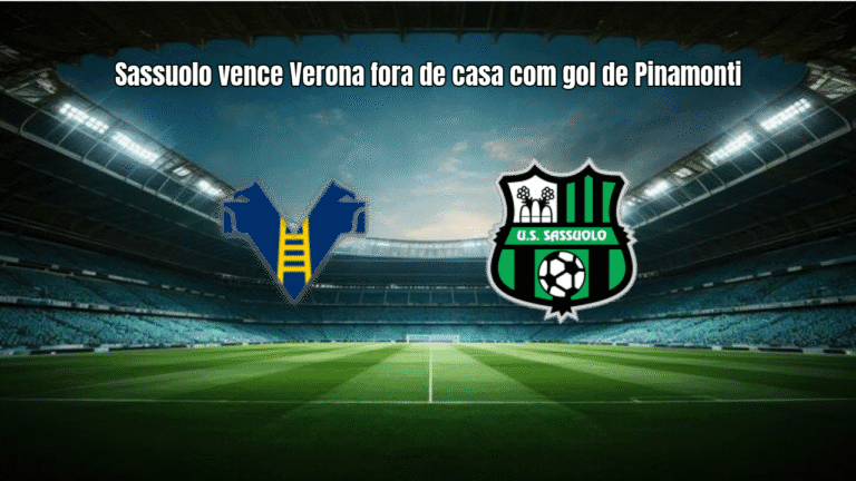 Sassuolo vence Verona fora de casa com gol de Pinamonti