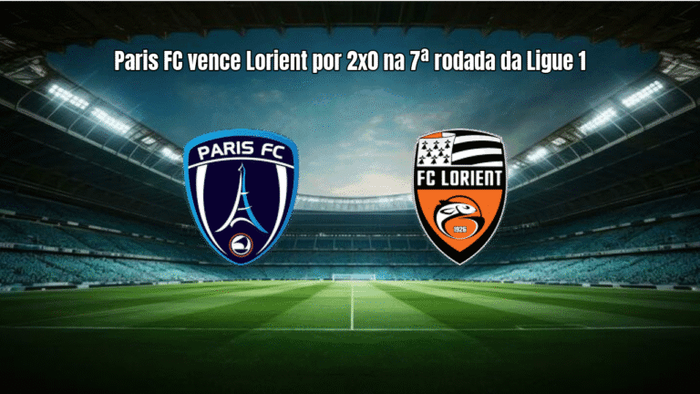 Paris FC vence Lorient por 2x0 na 7ª rodada da Ligue 1